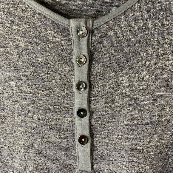 LOGO Lori Goldstein space Dye Henley Tunic - Picture 4 of 12